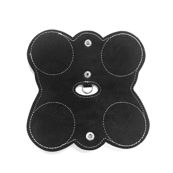 Portable Leather Glasses Case Black