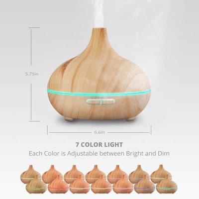 500 ml bærbar ultralydluftfukter kjølig tåke aroma/eterisk oljediffuser aromaterapi