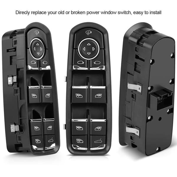 Power Window Master Switch Front Left for Porsche Cayman Panamera Macan 7PP959858R DML