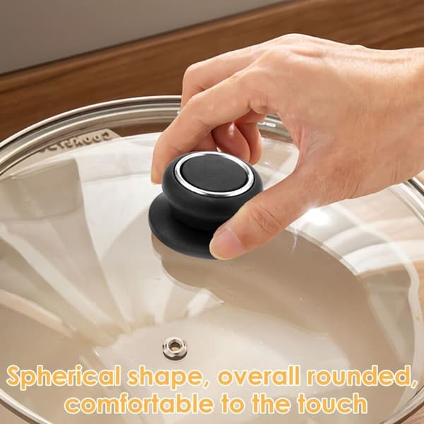 Universal Bakelite and Stainless Steel Knobs. Anti-Scald Replacement Handles for Pot Lids. For Glass Lid Handles. Universal Kitchen Knobs