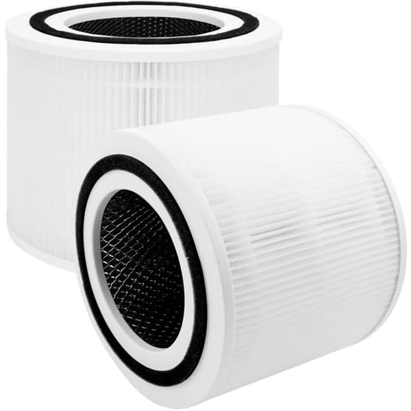 2-paknings luftrenserfilter for LEVOIT Core 200S. H13 HEPA-erstatningsfilter for LEVOIT Core 200S luftrenser. Core 200S-RF. Høyeffektivt aktivt kull.