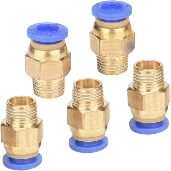 Pneumatisk snabbkoppling (G1/8\" x 6mm) (5-pack)