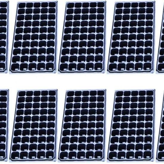 10-pack såddbrickor med 50 hål, såddceller, startbricka, planteringsbehållare