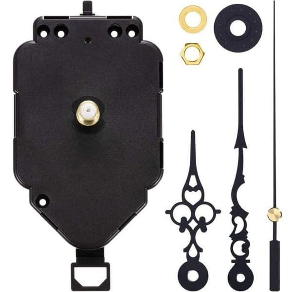Kvarts klokke pendelbevegelse, DIY erstatningsmekanisme, aksellengde 0,9”