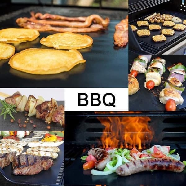 5-delt bageunderlagssæt - Non-stick - Genanvendeligt - Til grill og ovn
