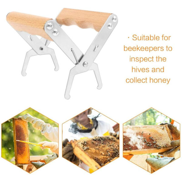 Beekeeping Tools: Beehive Clamp, Beehive Handle, Lifter, Gripper, for Easy Honey Retrieval and Avoiding Bee Stings