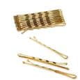 200 stk. Hårnåle - Guldmetal - 5 cm - Afrundede Ender