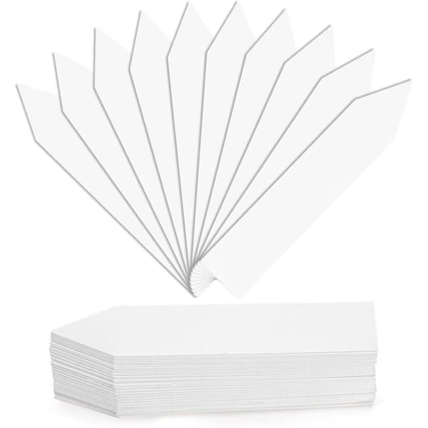 Förpackning med 1000 plastväxtetiketter, 10,2 cm.