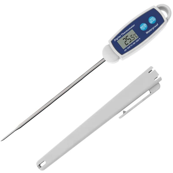 Forlenget mattermometer for nøyaktig matlaging