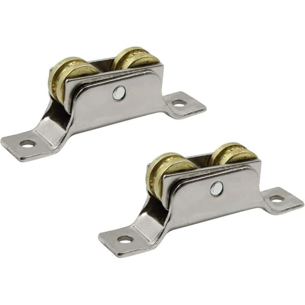 Sliding Gate Wheels, Two Wheels - Iron Rollers. Fixed Gate Roller, Track Support, U-Groove Wheel. Rolling for Sliding Gate Rail, Glass Roller, 2 Pcs.