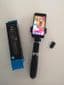 Selfie Stick - 3 i 1 Selfie Stick Stativ Bluetooth Selfie Stick Justerbar Monopod - Sort