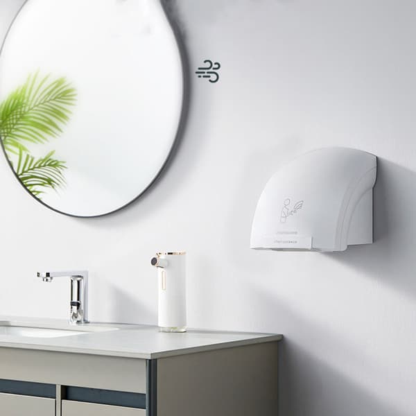 Induktionshåndtørrer. Toilet håndtørrer. Automatisk håndtørrer