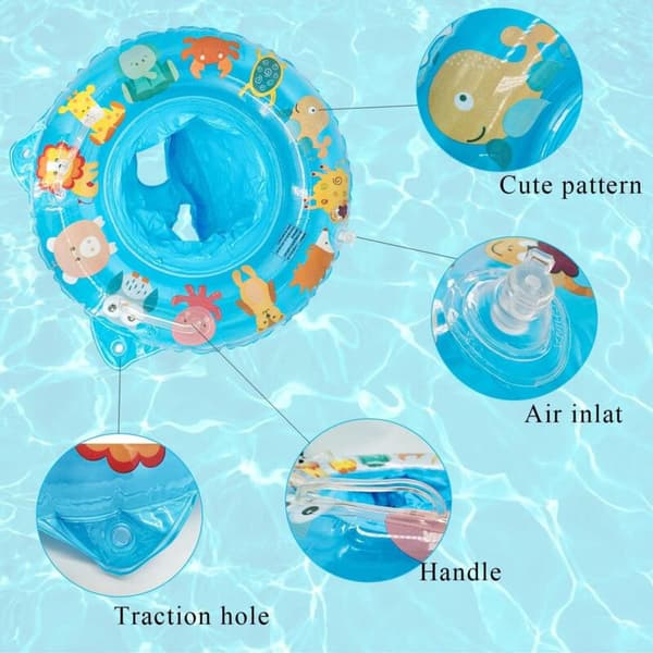 Babyflottör - Babysimring - Uppblåsbar flottör - Barnsimsits