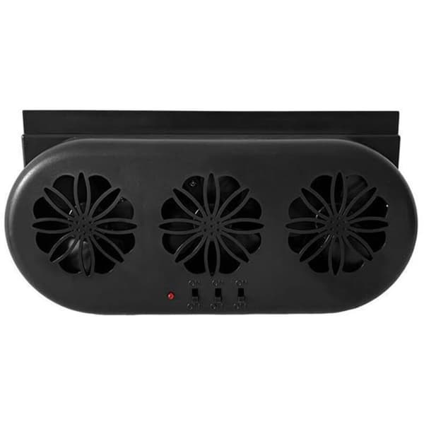 Bilavgasfläkt. 3 fläktar. USB-driven. Tyst drift. Kylarkylning. Fordon