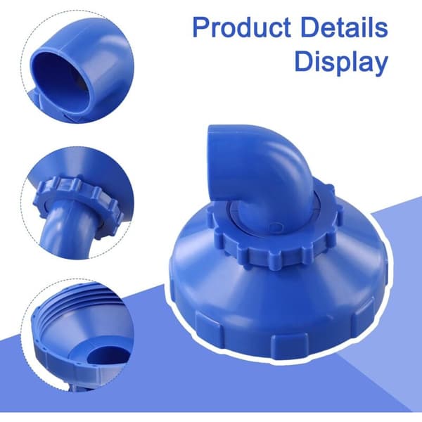 Pool Nozzle. 360° Rotating Inlet Nozzle for Intex Pools. Pool Outlet Ventilation Accessory. 32mm and 38mm. Pool Nozzle Accessory.