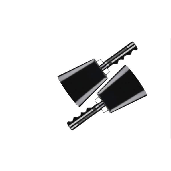Cowbells for Cheering & Sporting Events, 2-pack Black