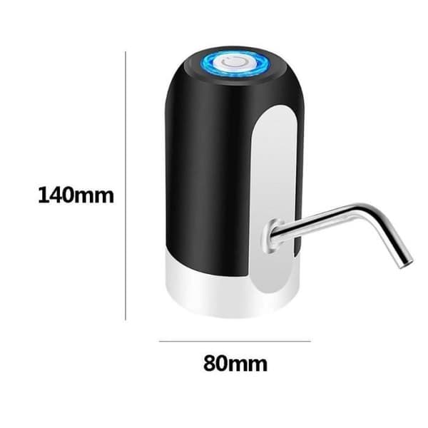 USB-laddande vattenflaskpump för hemmet, automatisk dricksvattenpump, bärbar elektrisk vattendispenser | Vit