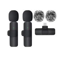 Langattomat Lavalier-mikrofonit Android USB-C:lle – Klipsikiinnitteiset Lavalier-mikrofonit melunvaimennuksella – Vlog, Live, Haastattelu –