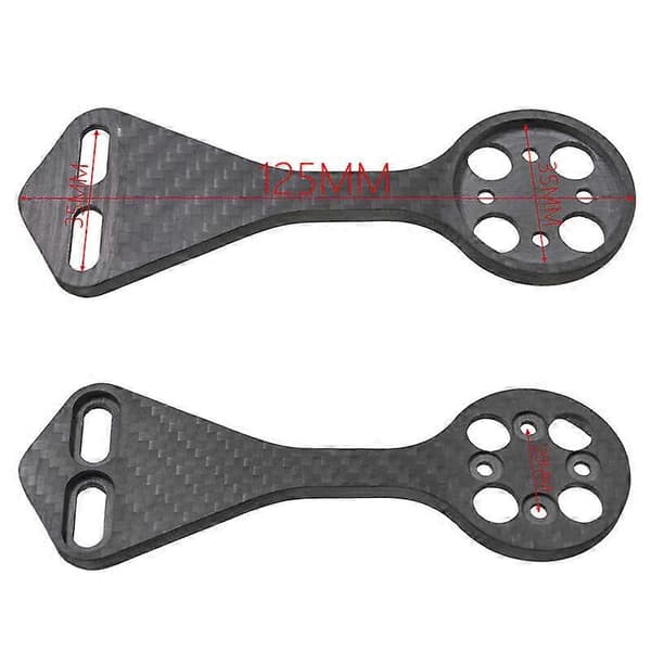 F12 Kolfiber Cykelstyre Fäste - för Garmin Cateye