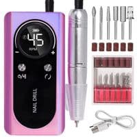 Neglebormaskin - EKSESOR - V4 - 45000 o/min - Trådløs - Rosa