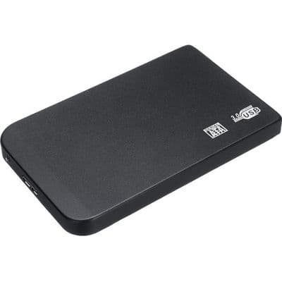 Bærbar ekstern harddisk USB 3.0 - 2TB - Sort - 5400 RPM