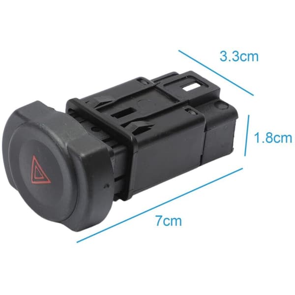 Hazard Warning Light Switch for Duster Logan Sandero 8200602232 Hazard Warning Button 8 Pin