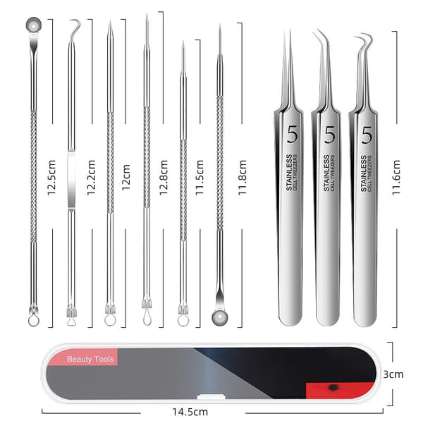 Blackhead Removal Tool Kit 8-pack