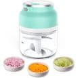 Mini elektrisk matkutter 230ML - USB oppladbar - Blad i rustfritt stål - Bærbar