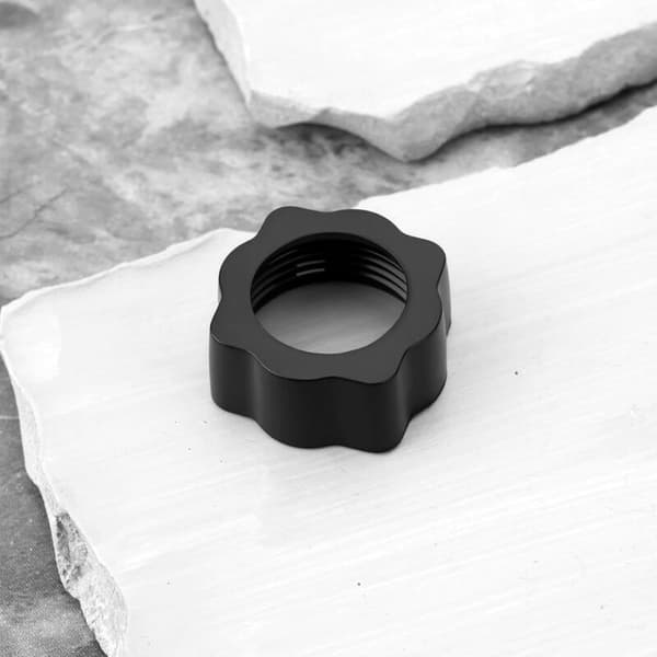 10 STK Skru-på Kulehodeadaptere for Biltelefonholder, 17mm Kulehodeadaptere for DVR Kamera Tilbehør, Plommeblomstform