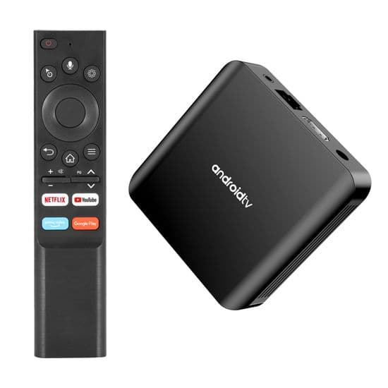 Android 14 Smart TV Box - Quad Core - 4K-opløsning - 2.4/5G WiFi - Bluetooth 5.0 - 1GB RAM