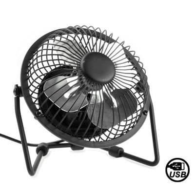 Mini-USB-tuuletin - Merkki - Musta - Melutaso 45 dB