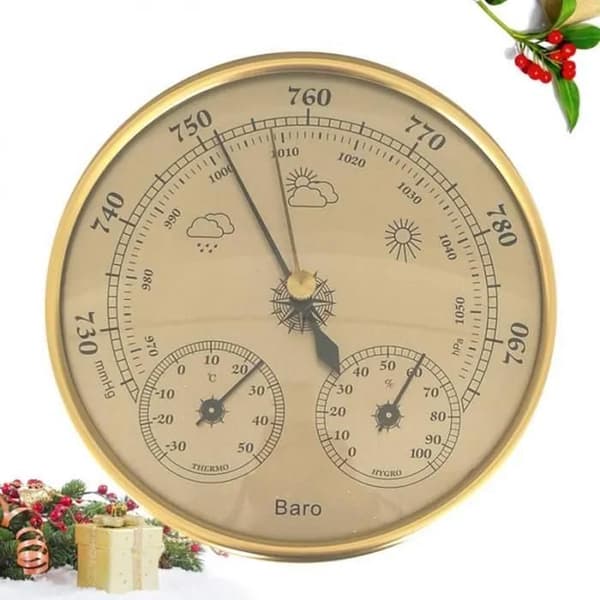 Väderstation - 3 i 1 - Barometer - Termometer - Hygrometer
