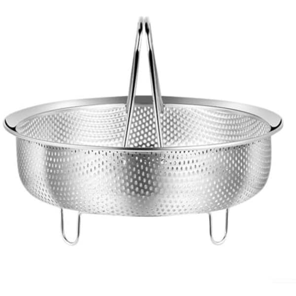 Multifunksjonell dampkurv i rustfritt stål 304 for trykkokere 14-24 cm i diameter (XL)