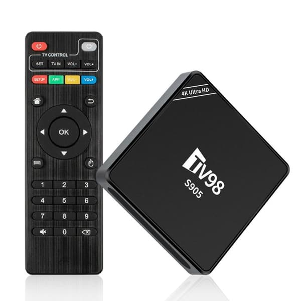 Amlogic S905 4K Android-dekoder - Android 12.1 - 4K Ultra HD - 2.4G Wi-Fi - 1 GB RAM - 8 GB lagring