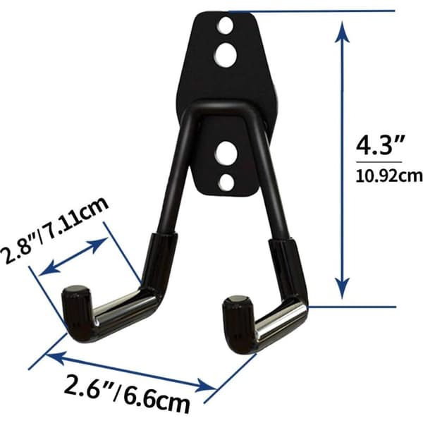 Heavy Duty Garage Hooks. Tool Storage Hooks. Garden Tool Storage Organizer. Steel Wall Hooks (Small U-shaped Hook)