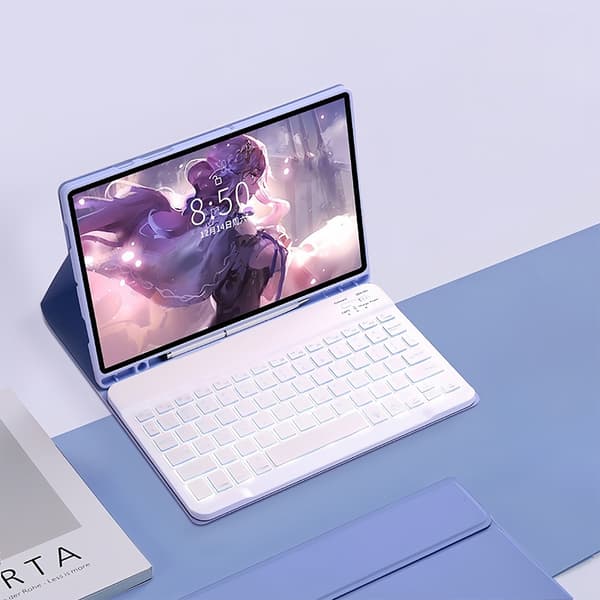 Bluetooth Keyboard Case with Backlit Keyboard - Compatible with Samsung Galaxy Tab A9+ 2023 (11 inch)