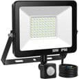 50W LED Flomlys - Bevegelsessensor - IP66 - 5000LM - Utendørs