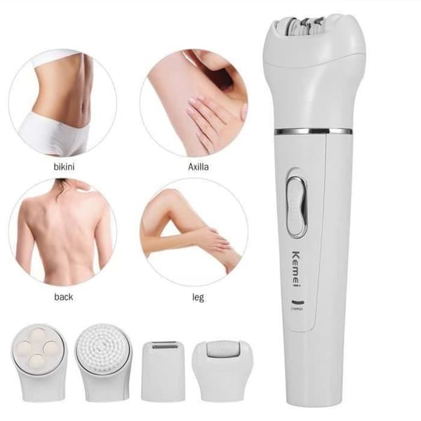 5-i-1 Genopladelig Elektrisk Ansigts-Epilator og Massager til Kvinder