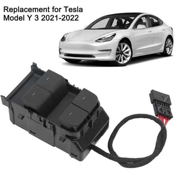 Power Window Switch for Front Left. Sensitive Control 1081037 02 G. Replacement for Tesla Model Y 3 2021-2022
