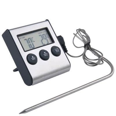 Matlagningstermometer Grilltermometer - Förprogrammerade tillagningslägen - Timer - Noggrannhet
