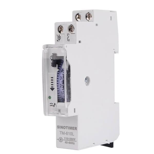 DIN-skena tidsbrytare, TM610L 220V timer, gatubelysning