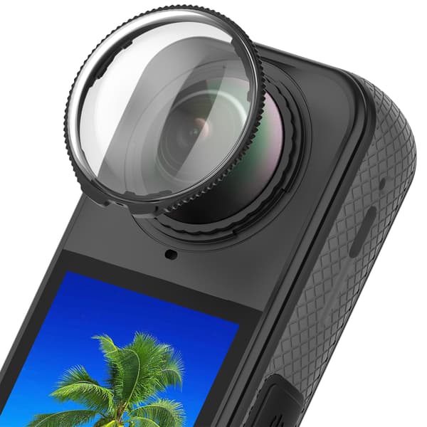 Insta360 X5 Protective Lens - Optical Glass Shield Black