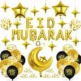 Pynt - Eid Mubarak - Folieballoner - Festpynt - Indendørs - Blandet