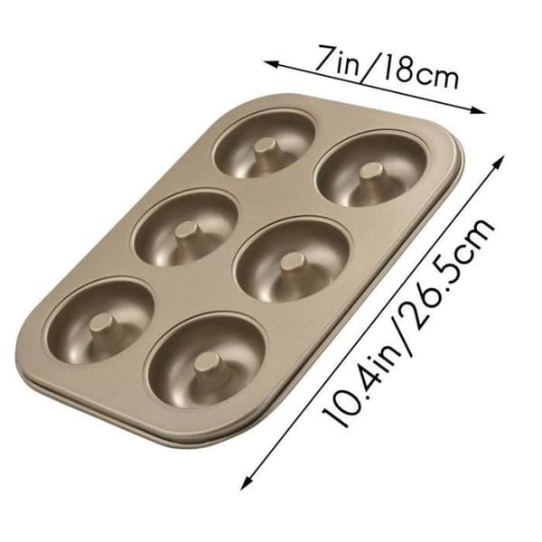Non-stick 2-delad munkbakplåt, munkform i kolstål, munkform för bakpåsar