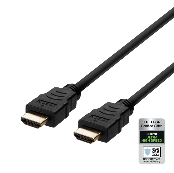 ULTRA High Speed HDMI-kaapeli, 48Gbps, 3m, musta