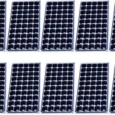 10-pack såddbrickor med 50 hål, såddceller, startbricka, planteringsbehållare