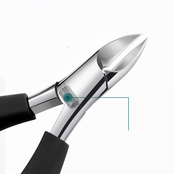 Robust Nail Clipper - for Thick or Ingrown Toenails Black