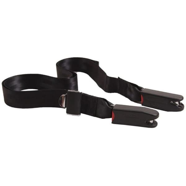 Universal Isofix-strop til autostole, Isofix one-touch sele, LTUICHQ blød polyester, sort, 525 fod trækstyrke