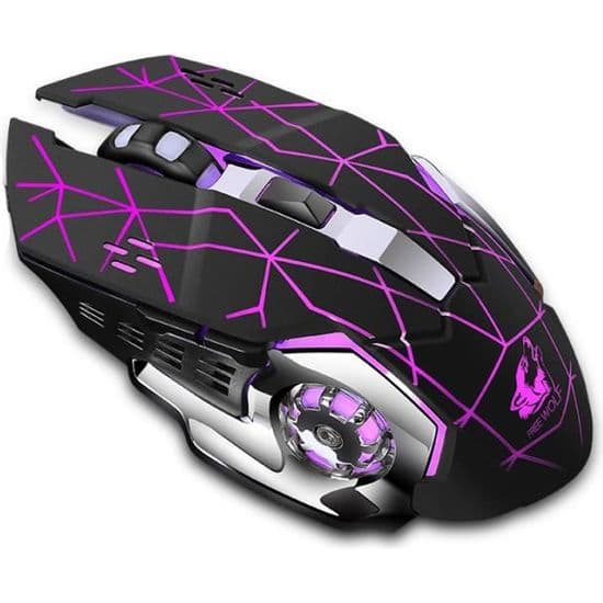 Trådløs Gaming Mus - Professionel 7 Knapper Justerbar 2.4G - Bluetooth Gaming Mus 2400 DPI