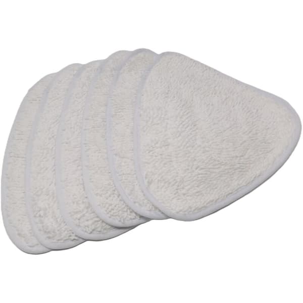 Set med 6 extra mikrofiberdukar. Kompatibel med Vileda ångmoppar.